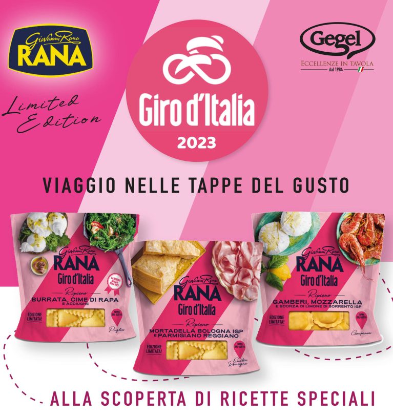 Rana Pasta ufficiale del Giro d’Italia 2024 con una Limited Edition